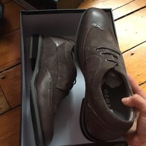 Gray Suede Dress Shoes
